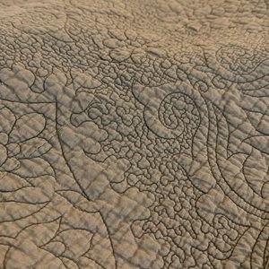 King coverlet (taupe color)